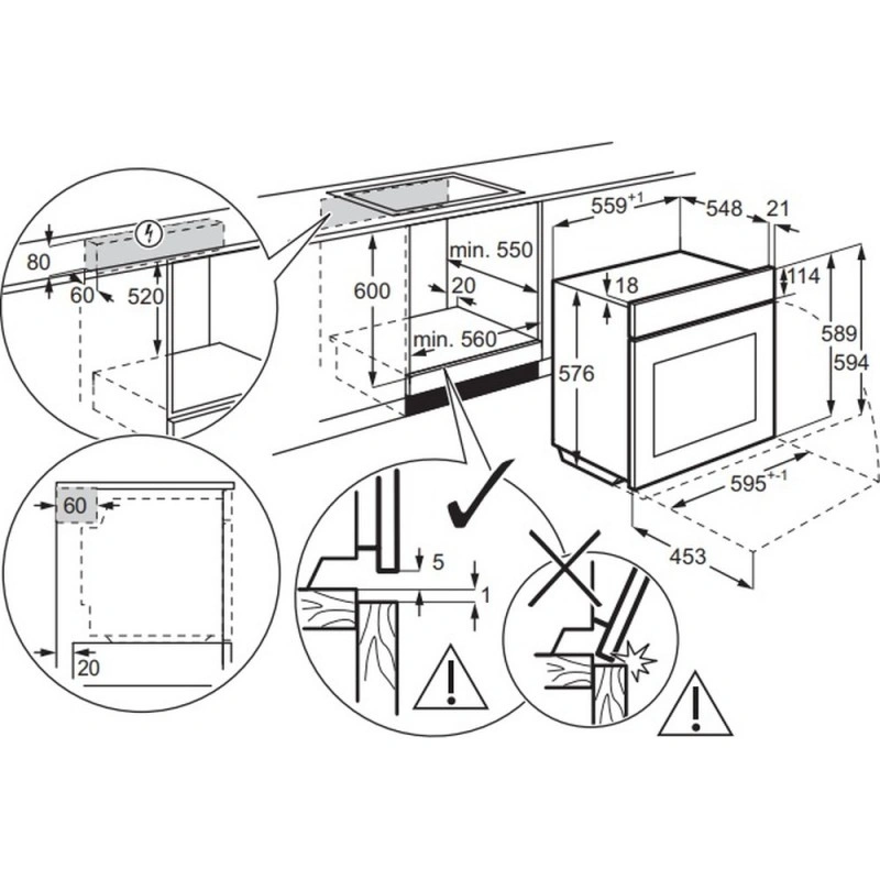 Духова шафа ELECTROLUX LOE8F38S
