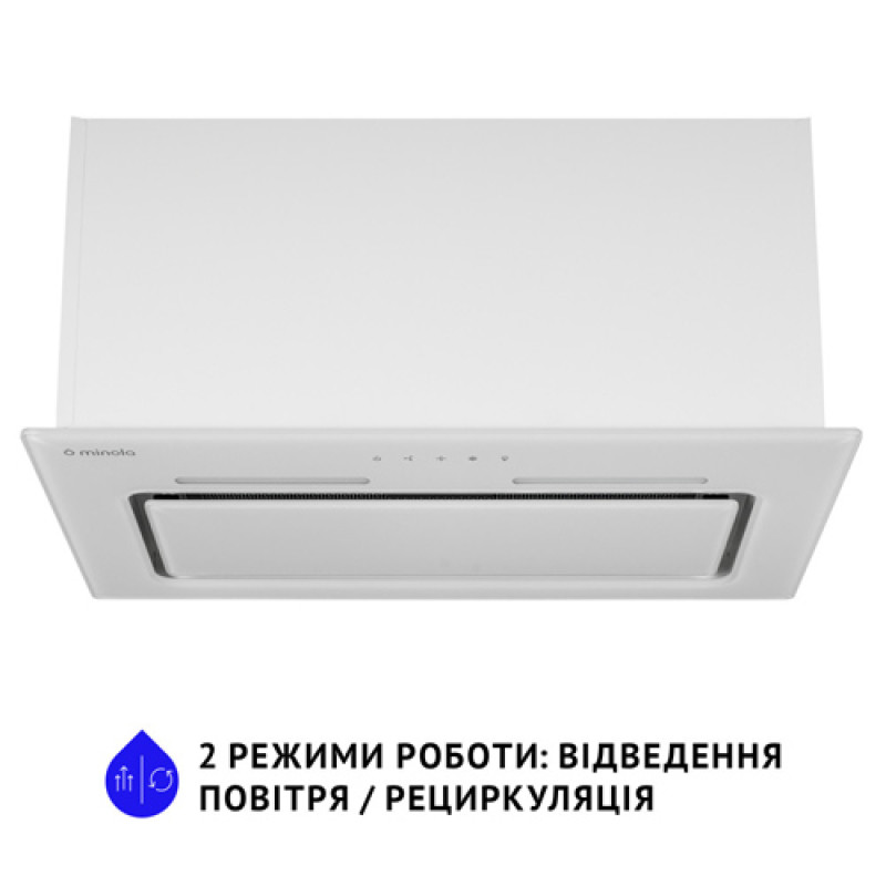 Витяжка MINOLA HBI 6873 WH GLASS 1200 LED Line
