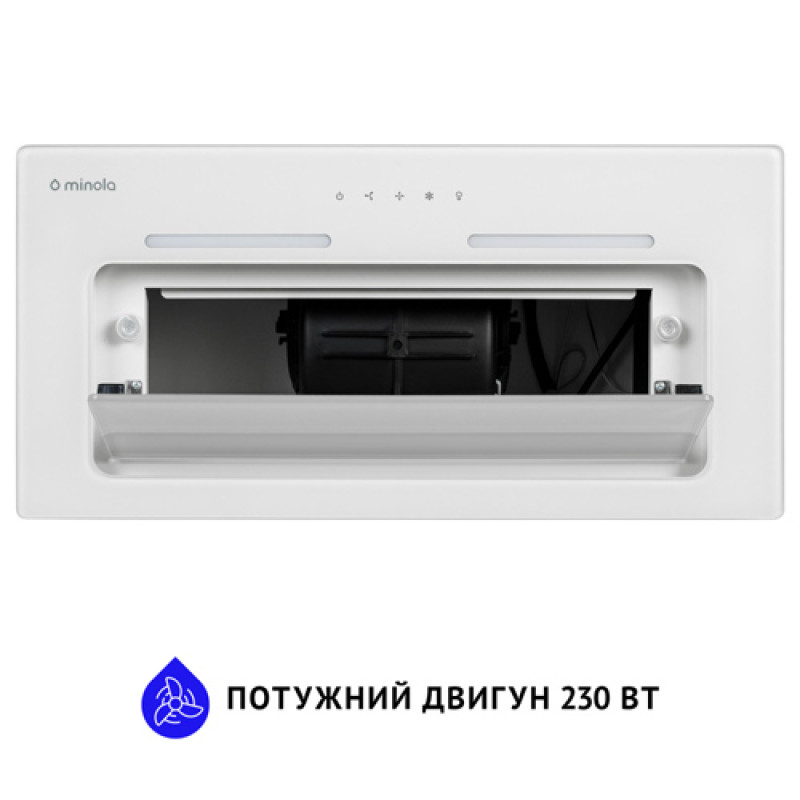 Витяжка MINOLA HBI 6873 WH GLASS 1200 LED Line