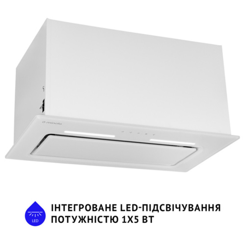 Витяжка MINOLA HBI 6873 WH GLASS 1200 LED Line