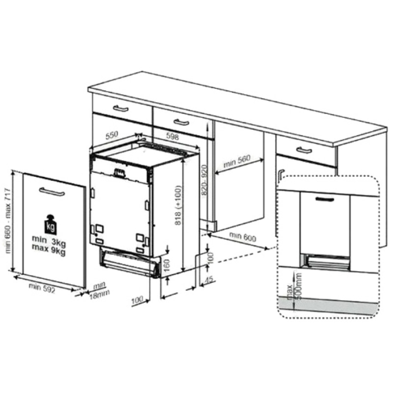 Посудомийна машина BEKO BDIN36532