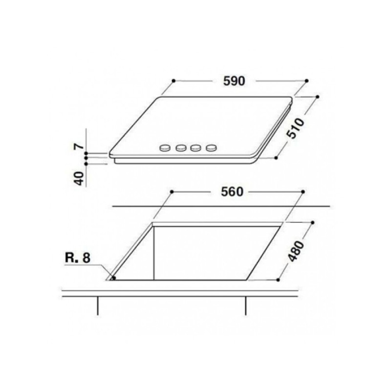 Варильна поверхня WHIRLPOOL AKT 6455 NB