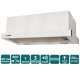 Витяжка VENTOLUX GARDA 60 WH (900) LED