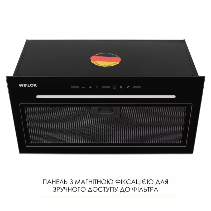 Витяжка WEILOR LUNA WBG 59 BLACK SILENCE
