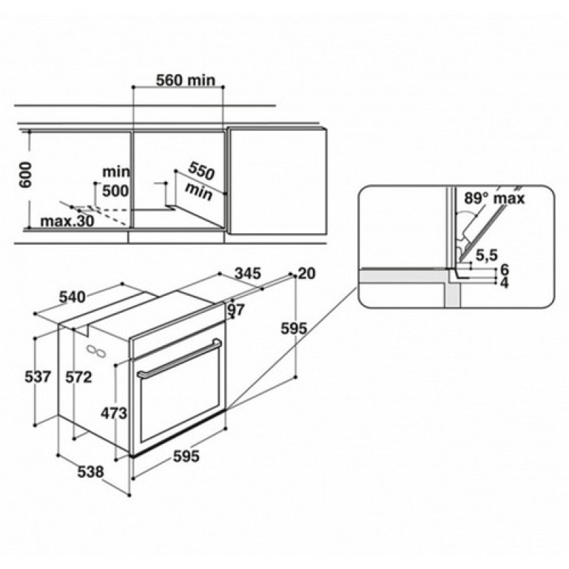 Духова шафа WHIRLPOOL AKZ9 6230 IX