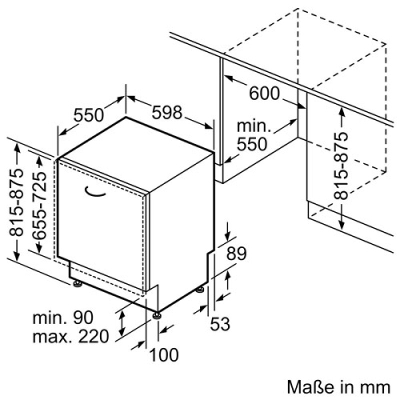 Посудомийна машина BOSCH SMV25AX00
