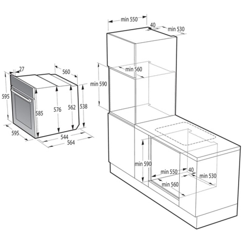 Духова шафа gorenje BPSA6747DGWI