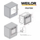 Духова шафа WEILOR FPO6F70BK