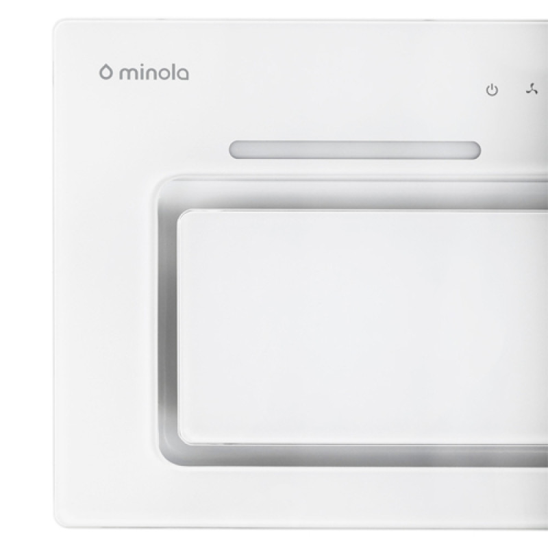 Витяжка MINOLA HBI 6673 WH GLASS 1000 LED Line