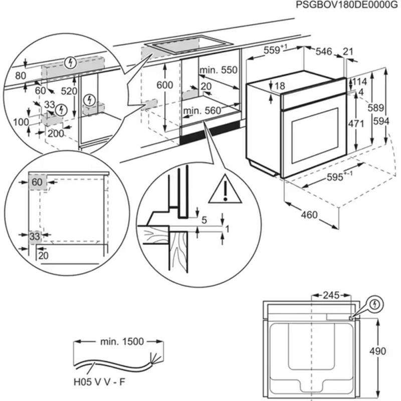 Духова шафа AEG NBR7P731SB
