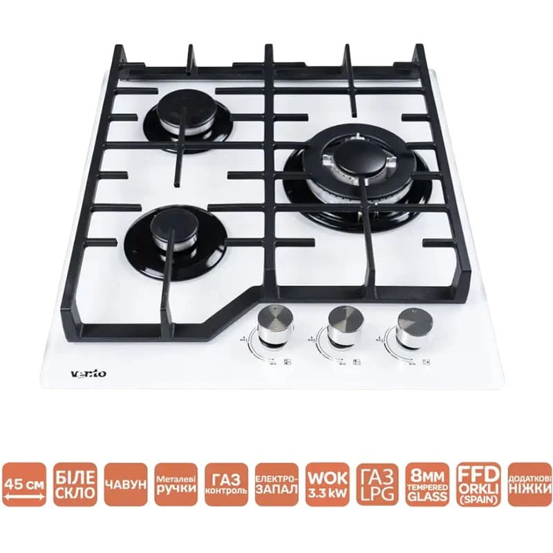 Варильна поверхня VENTOLUX HG430 L7G CEST (WH)